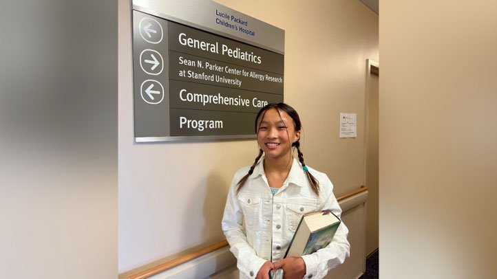 Jocelyn at Lucile Packard Children's Hospital Stanford