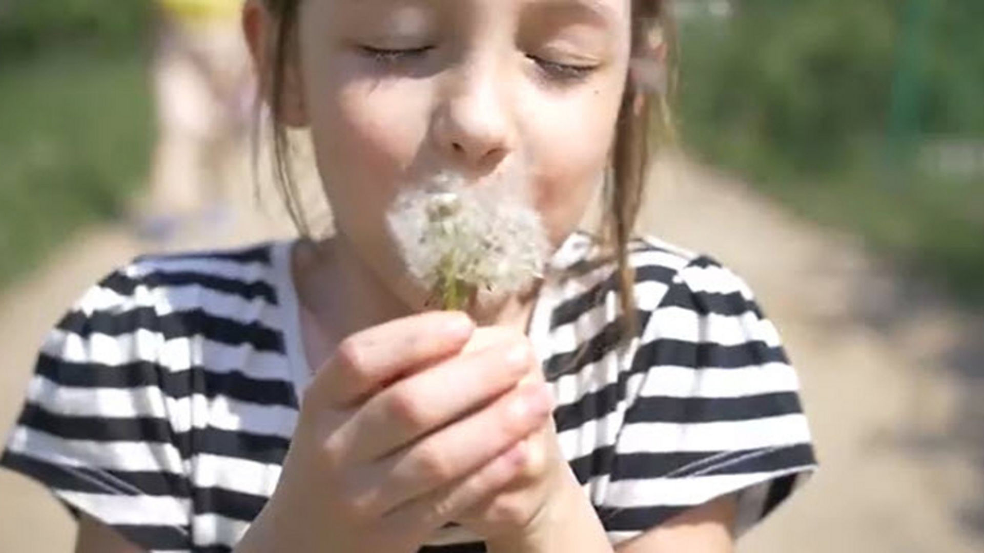 Child enjoying outdoors.