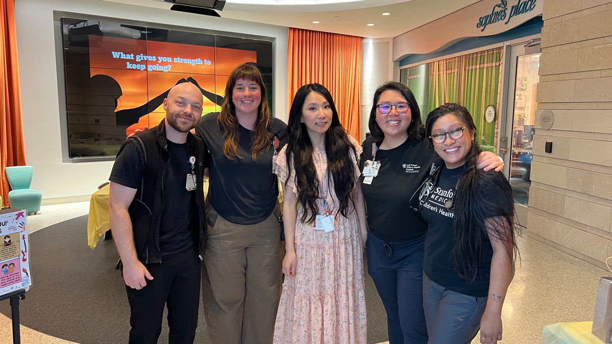 Creative Arts team at Lucile Packard Children's Hospital Stanford in Palo Alto, CA