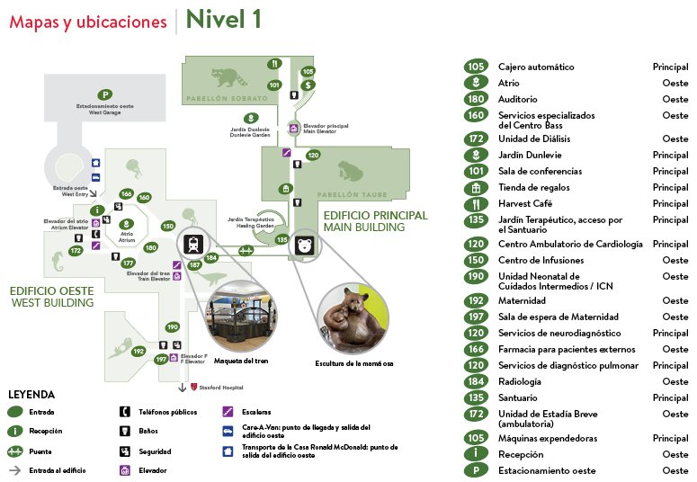 Lucile Packard Children's Hospital Stanford 1er Piso