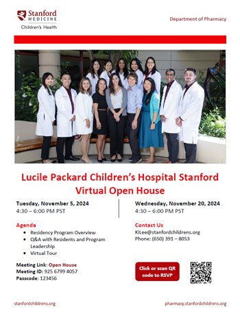 Pharmacy Residency Virtual Open House