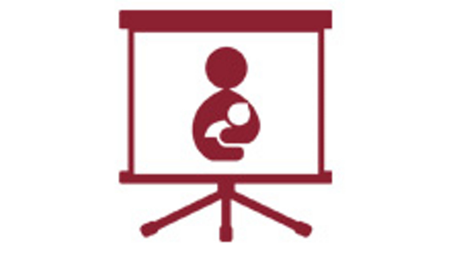 Whiteboard with fertility logo