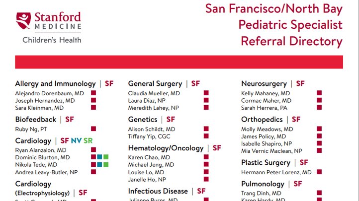 SF North Bay Referral Directory
