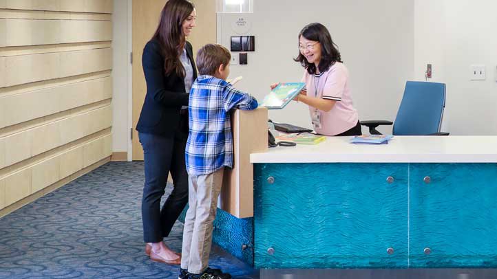 Lucile Packard Children's Hospital Library in Palo Alto, California